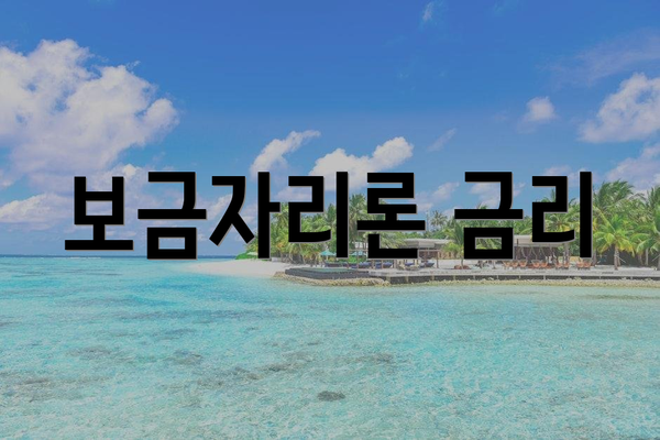 보금자리론 금리