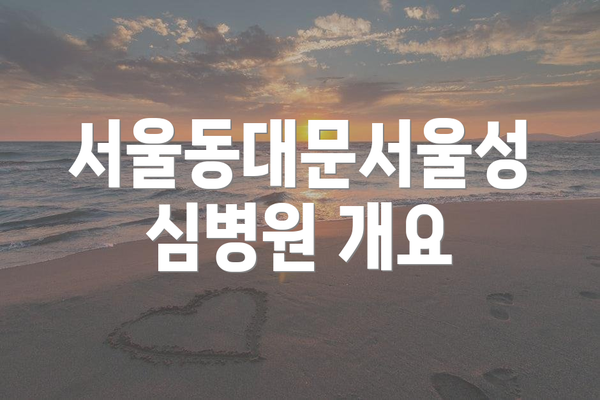 서울동대문서울성심병원 개요