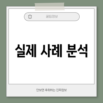 실제 사례 분석