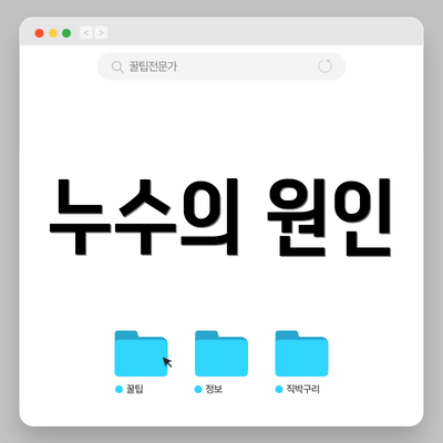 누수의 원인