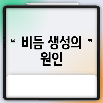 비듬 생성의 원인