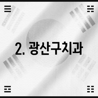 2. 광산구치과