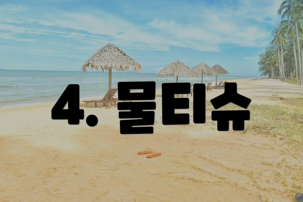 4. 물티슈