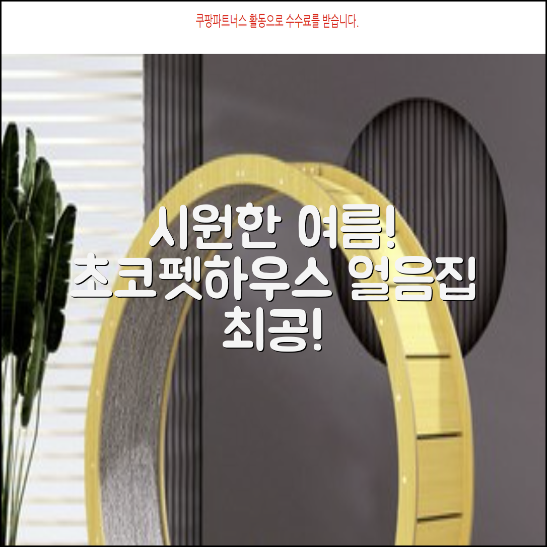 초코펫하우스 강아지 여름 쿨링 얼음의집, 화이트, 1개 추천 리뷰