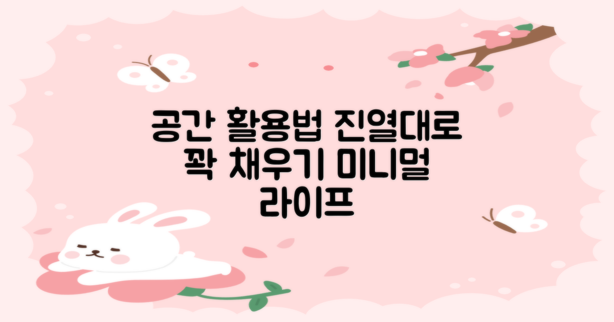 진열대로 공간을 활용하세요