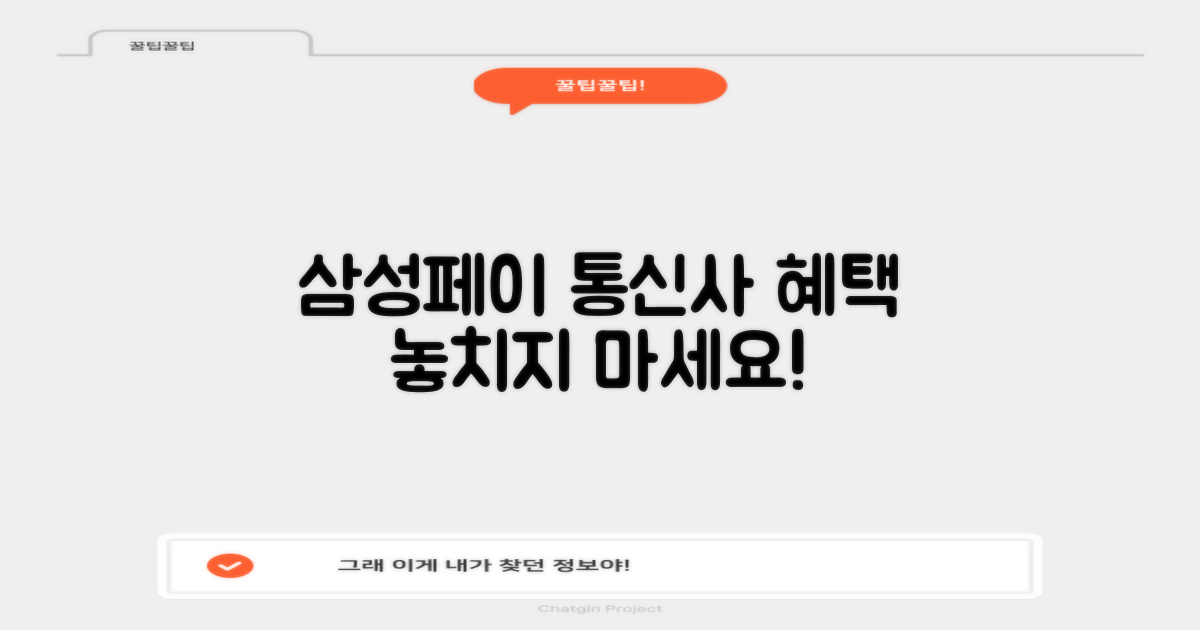 삼성페이, 통신사 제휴 혜택까지