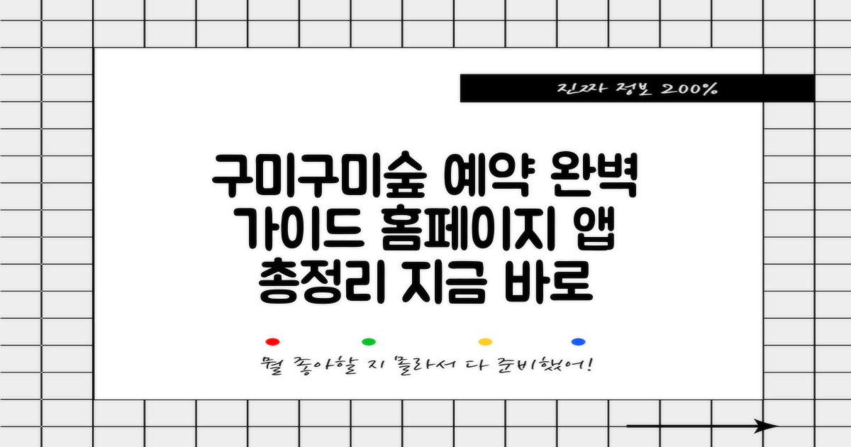 구미구미숲요양병원 예약 방법 총정리: 홈페이지 & 앱 이용 완벽 가이드