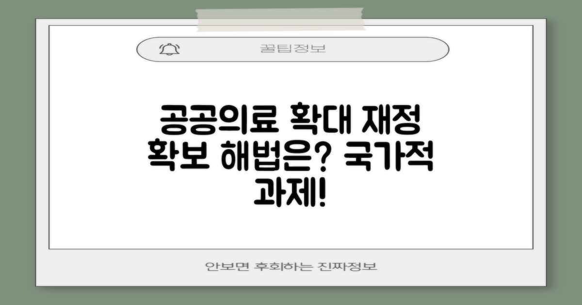 공공의료 확대, 재정 확보는?