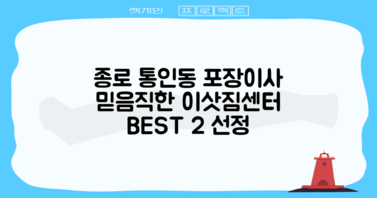 서울 종로구 통인동 포장이사: 신뢰할 수 있는 이삿짐센터 best 2