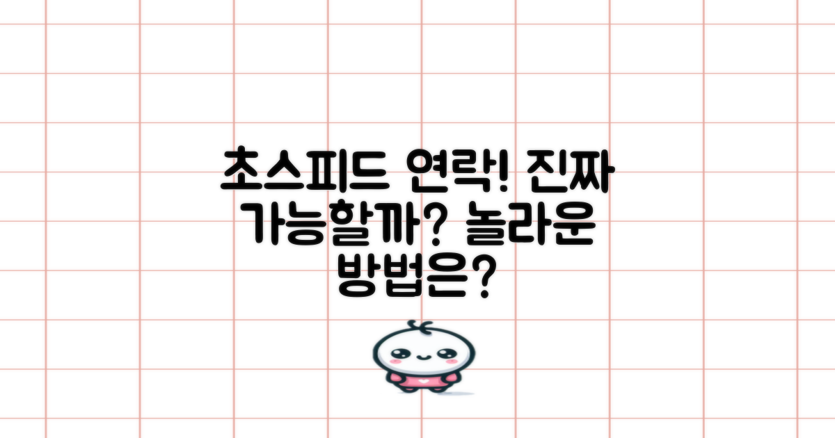 가장 빠른 연락, 가능할까?