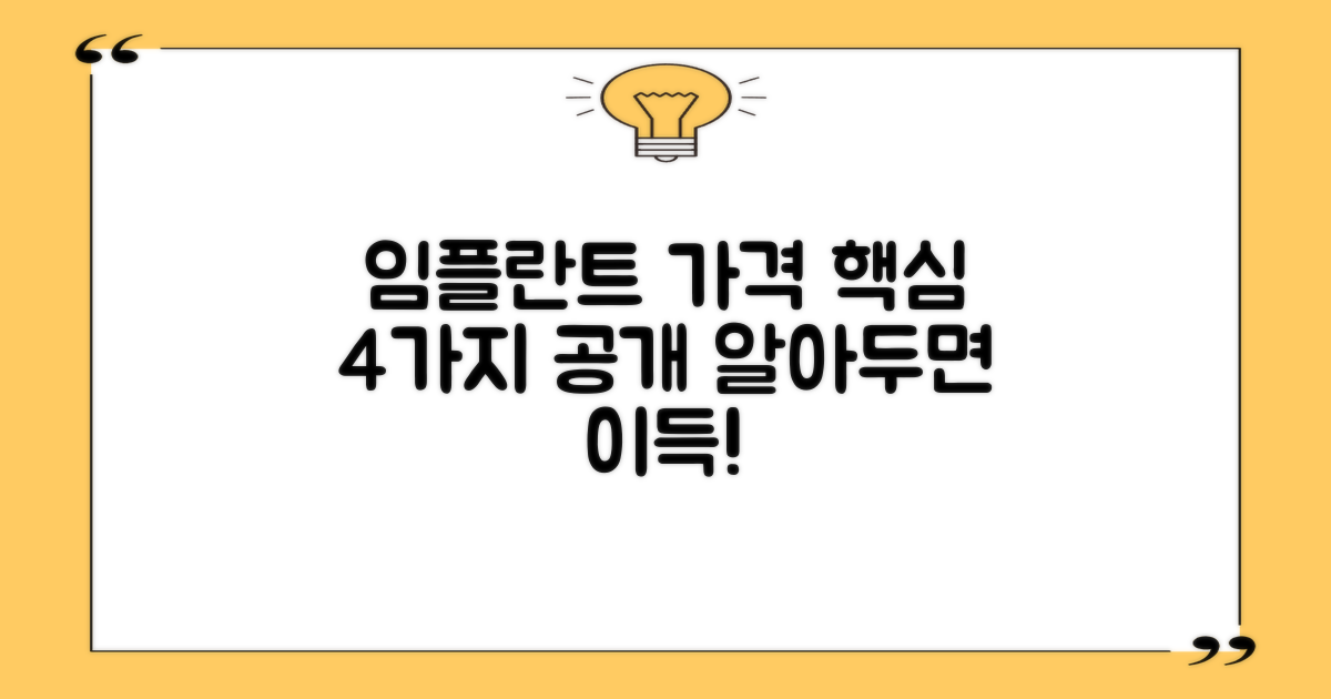 임플란트 가격, 어떻게 책정될까? 4가지 핵심 정보