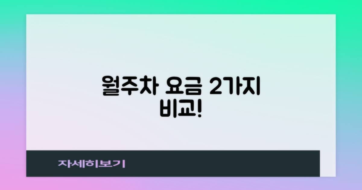 2가지 월주차 요금
