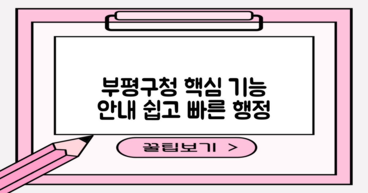 부평구청: 효율적인 행정 서비스 접근, 조직도와 기능별 안내