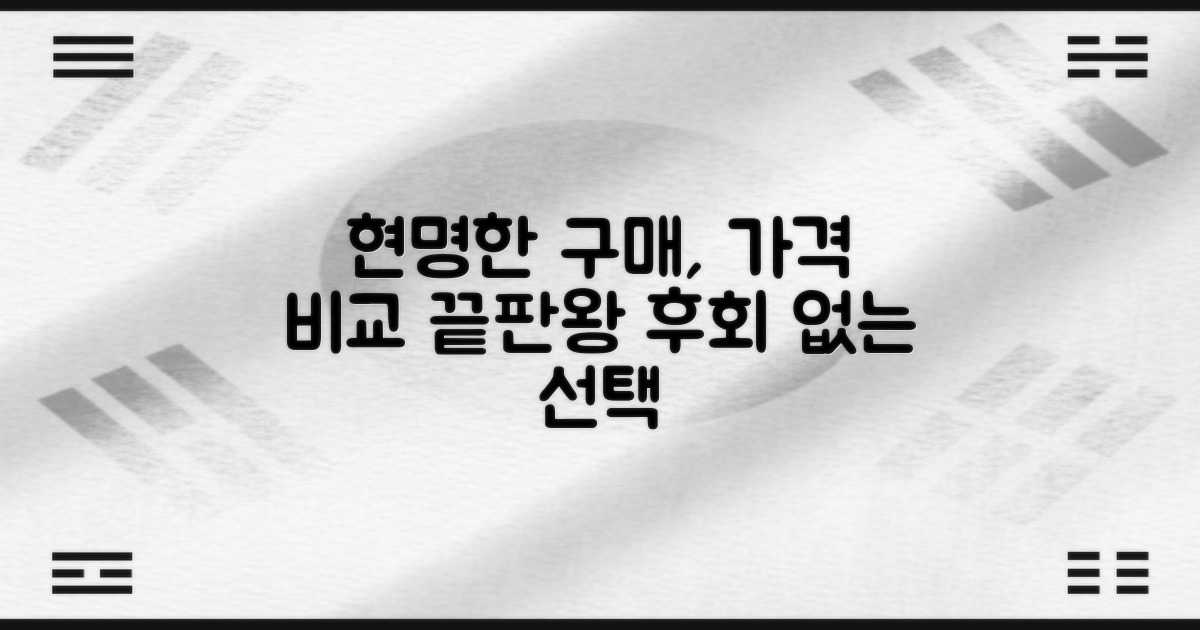 가격 비교: 합리적인 선택 가이드