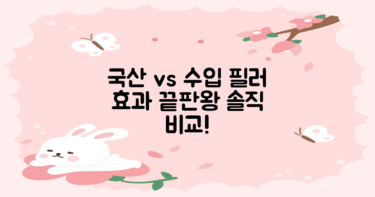 국산 필러 vs 수입 필러: 효과와 지속력, 솔직 비교 가이드