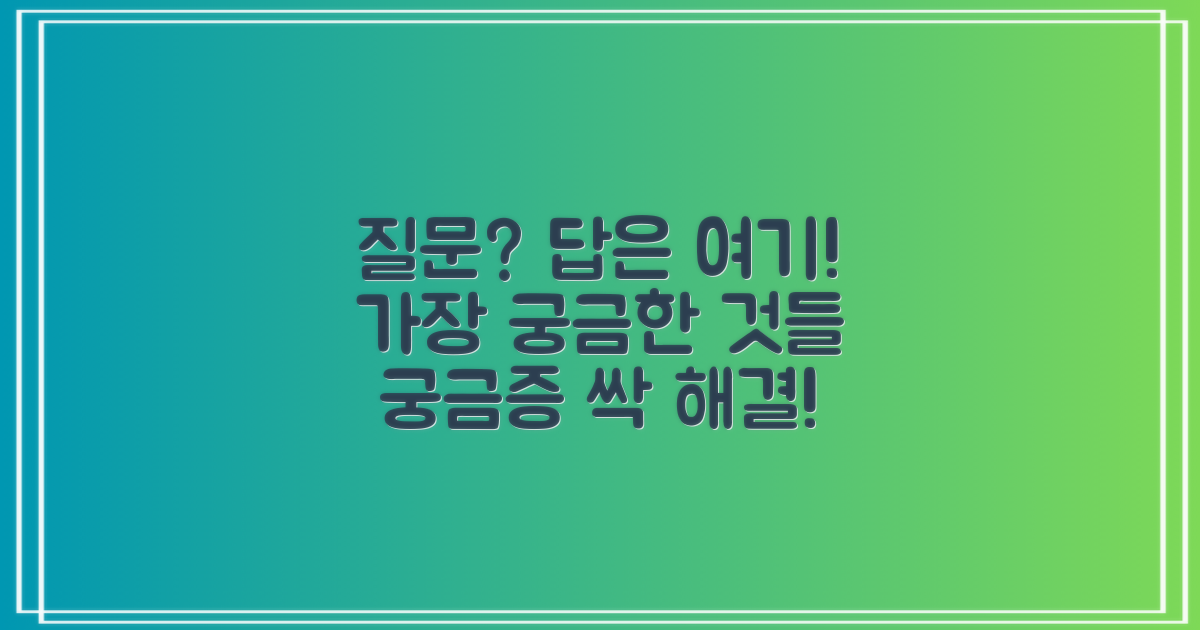 자주 묻는 질문