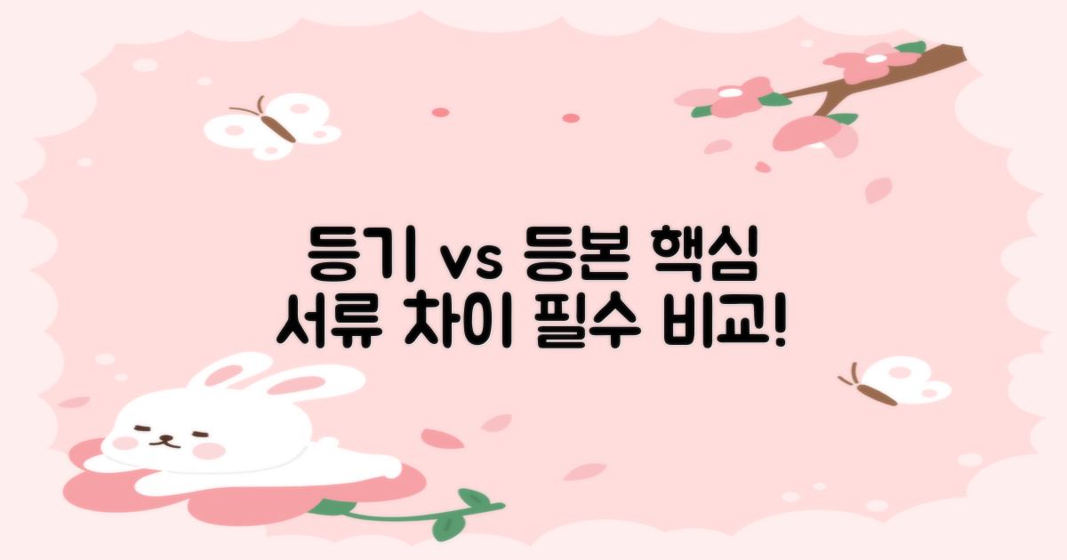 등기/등본: 필수 서류, 무엇이 다른가?